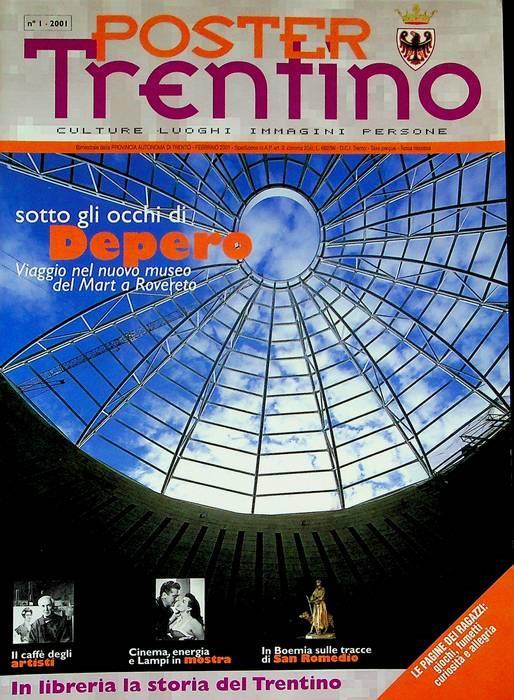 Poster Trentino: sotto gli occhi di Depero: viaggio nel nuovo museo del Mart di Rovereto - Carlo Martinelli - copertina