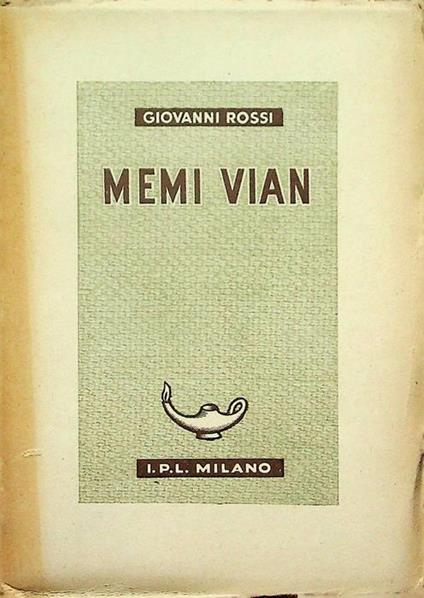 Memi Vian - Giovanni Rossi - copertina