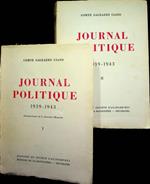 Journal politique: 1939-1943