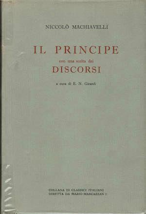 Il Principe con una scelta dei Discorsi - copertina