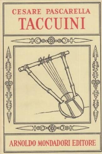 Taccuini - Cesare Pascarella - copertina