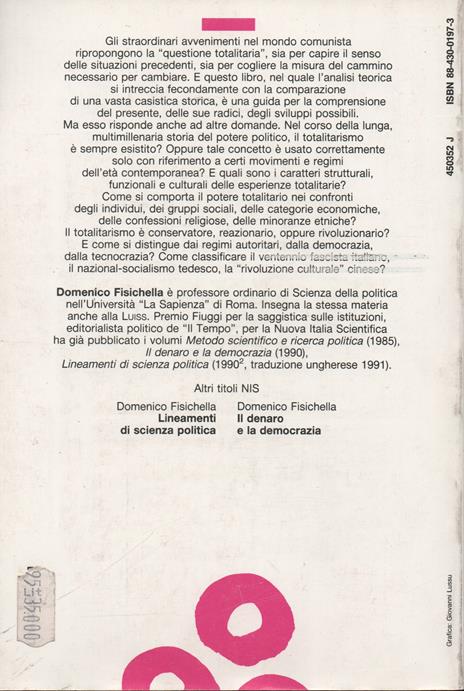 Totalitarismo. Un regime del nostro tempo - Domenico Fisichella - 2