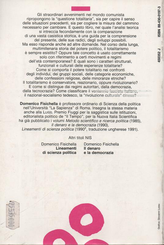 Totalitarismo. Un regime del nostro tempo - Domenico Fisichella - 2