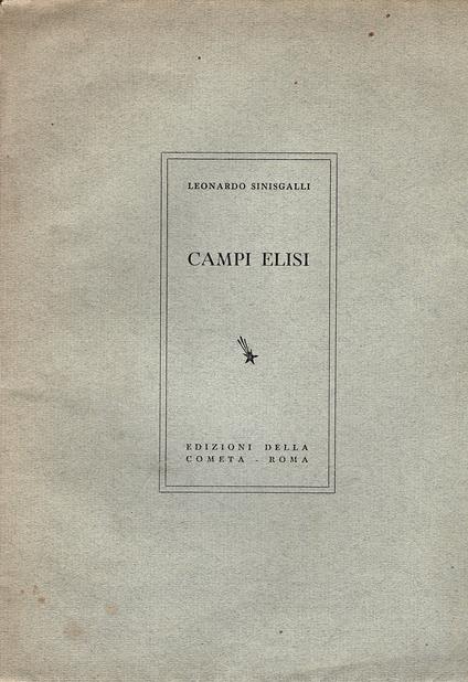 Campi Elisi - Leonardo Sinisgalli - copertina