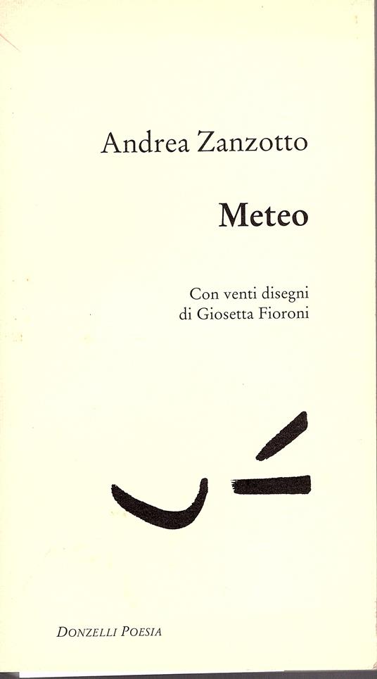Meteo. Con venti disegni di Giosetta Fioroni - copertina