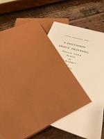 A discussion about printing