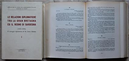 Le Relazioni Diplomatiche Tra La Gran Bretagna Ed Il Regno Di Sardegna Dal 1852 Al 1856. Il Carteggio Diplomatico Di Sir James Hudson - copertina