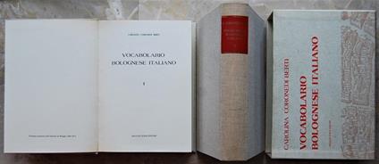 Vocabolario Bolognese Italiano - Carolina Coronedi Berti - copertina