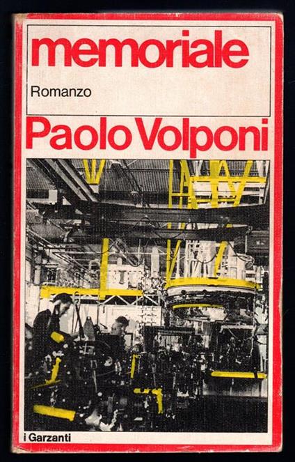 Memoriale - Paolo Volponi - copertina