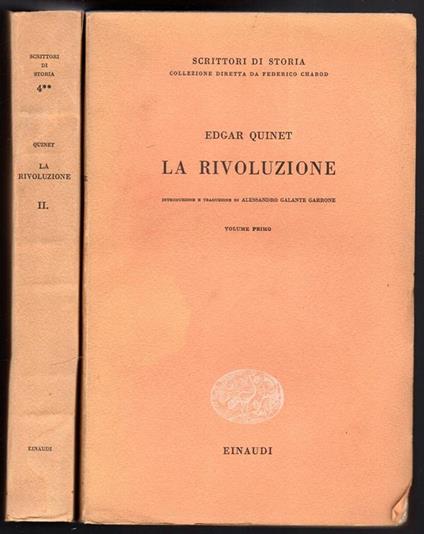 La rivoluzione. Voll. 2 - Edgar Quinet - copertina