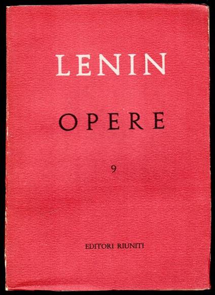 Opere complete IX giugno-novembre 1905 - copertina