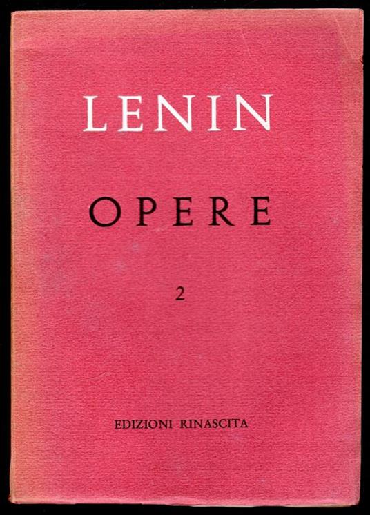 Opere complete II 1895-1897 - copertina