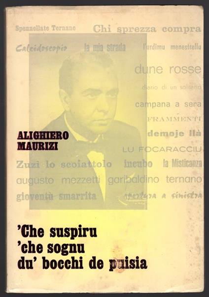 'Che suspiru 'che sognu du' bocchi de puisia - Alighiero Maurizi - copertina