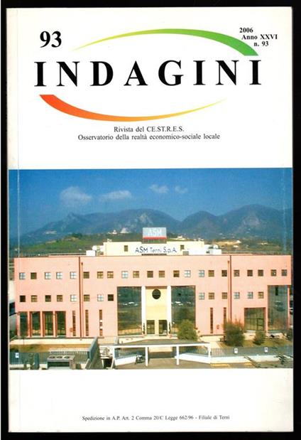 Indagini 93 - copertina