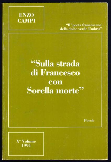 Sulla strada di Francesco con Sorella morte - Enzo Campi - copertina