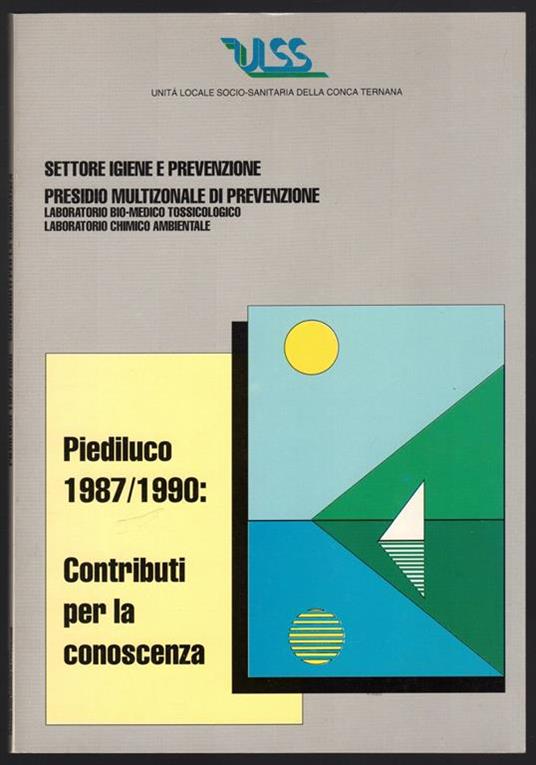 Piediluco 1987/1990. Contributi per la conoscenza - copertina