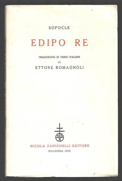 Edipo Re - Sofocle - copertina