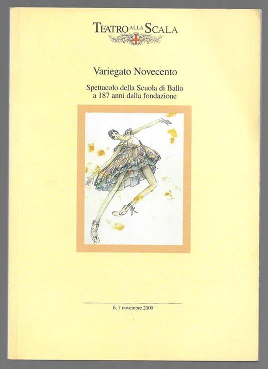 Variegato Novecento - Spettacolo della Scuola di Ballo a 187 anni dalla fondazione - copertina