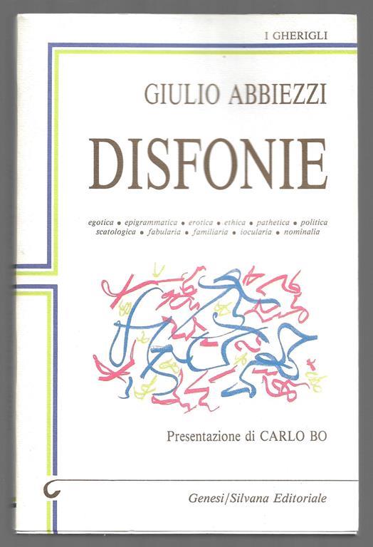 Disfonie - Giulio Abbiezzi - copertina