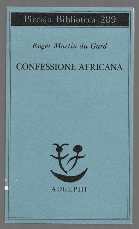 Confessione africana - Roger Martin du Gard - copertina