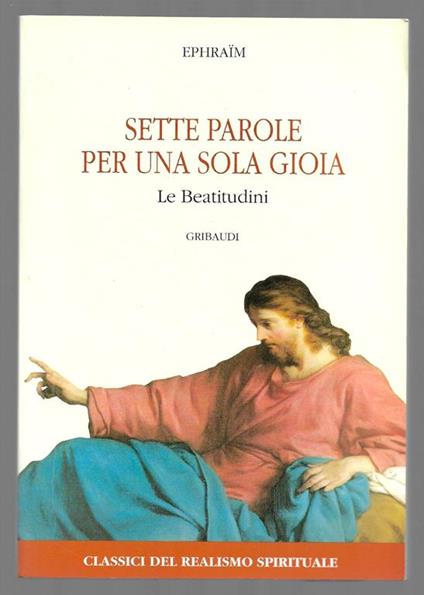Sette parole per una sola gioia - Le Beatitudini - copertina
