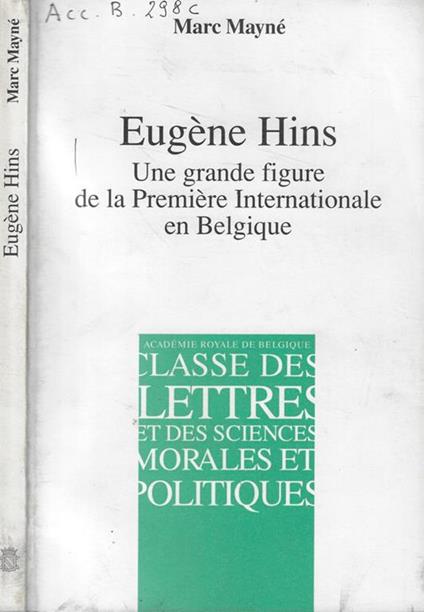 Eugéne Hins - copertina