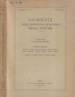Giornale dell'Istituto Italiano degli attuari N. 1 e 2 anno 1971