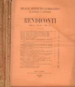 Reale istituto lombardo di scienze e lettere. Rendiconti. Serie II, vol. LV, fasc.I/V, VI/X, XI/XV, XVI/XX