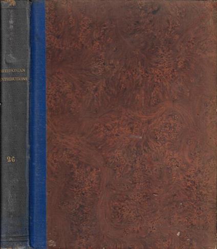 Smithsonian Contributions to knowledge Vol. XXVI - copertina