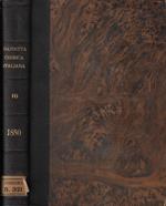 Gazzetta chimica italiana Vol. X 1880