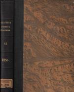 La gazzetta chimica italiana Vol. XV 1885