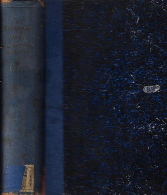 Giornale veneto di scienze mediche anno 1931 - copertina