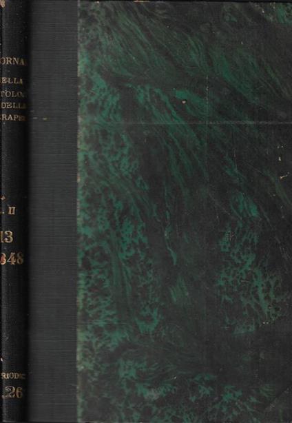 Giornale per servire ai progressi della patologia e della terapeutica serie II fascicolo LXIII gennaio 1848 - copertina