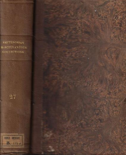 Smithsonian Miscellaneous Collections Vol. XXVII - copertina