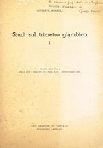 Studi sul trimetro giambico