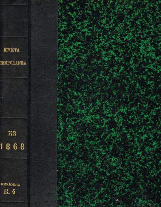 Rivista contemporanea nazionale italiana. Vol.LIII, anno XVI - copertina