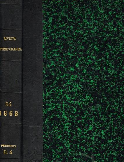 Rivista contemporanea nazionale italiana. Vol.LIV, anno XVI - copertina