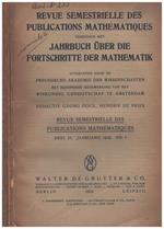 Revue semestrielle des publications mathématiques - jahrbuch uber die fortschritte der mathematik