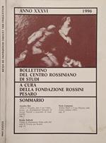 Bollettino del centro Rossiniano di studi Anno XXXVI-1996