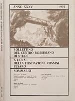 Bollettino del centro Rossiniano di studi Anno XXXV-1995