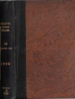 Gazzetta chimica italiana Vol. LII Parte I, II 1922