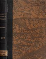 Appendice alla Gazzetta chimica italiana Vol. 1 annata 1883