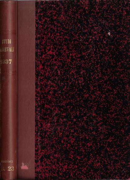 Studi medievali Vol. 10 1937 - copertina
