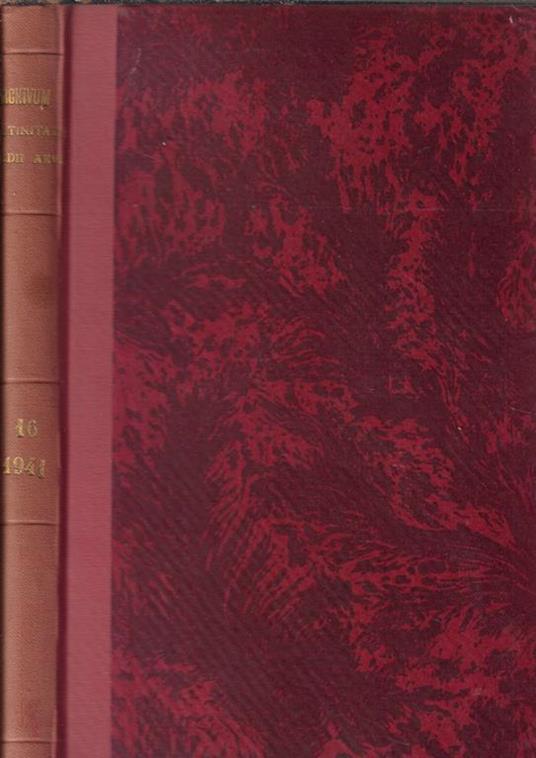 Archivum Latinitatis Medii Aevi Anno 1941 Tomo XVI - copertina