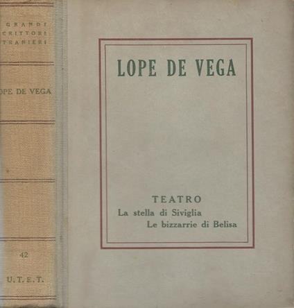Teatro - Lope de Vega - copertina