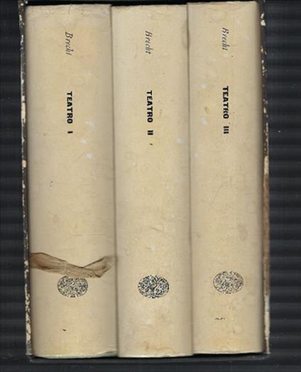 Teatro (3 Volumi) - Bertolt Brecht - copertina