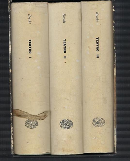 Teatro (3 Volumi) - Bertolt Brecht - copertina