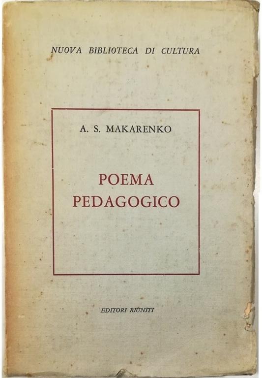 Poema pedagogico - copertina