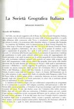 La Società Geografica Italiana