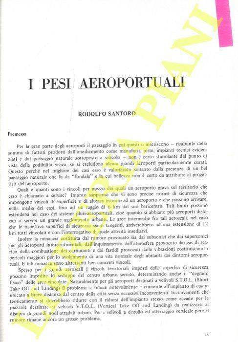 I pesi aeroportuali - copertina